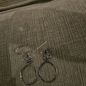 Elegant Silver Drop Earrings